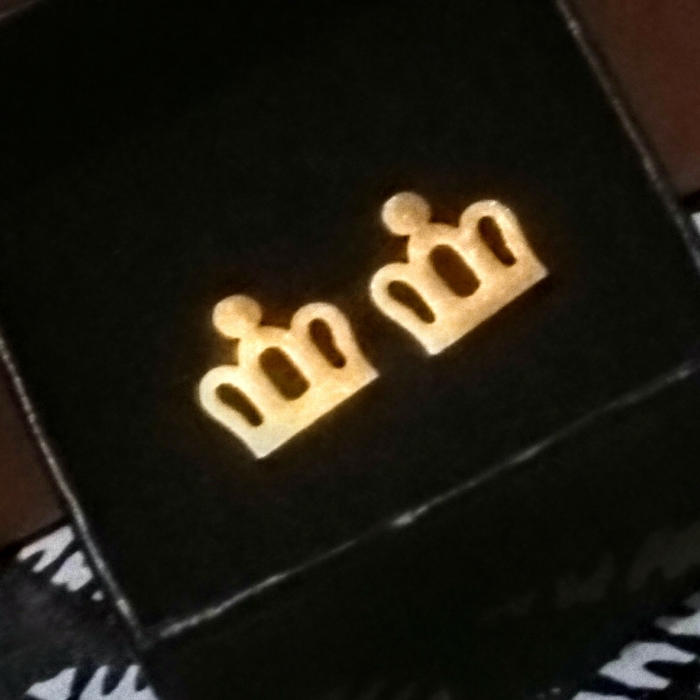 Brand New Crown Studs *Pls read description